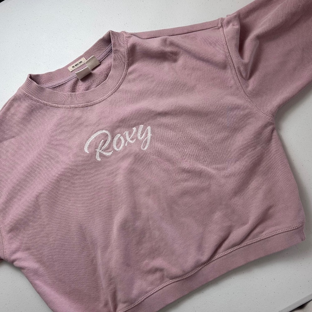 Roxy pink/purple sweatshirt